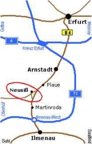 Stra&szlig;enkarte Neusi&szlig;